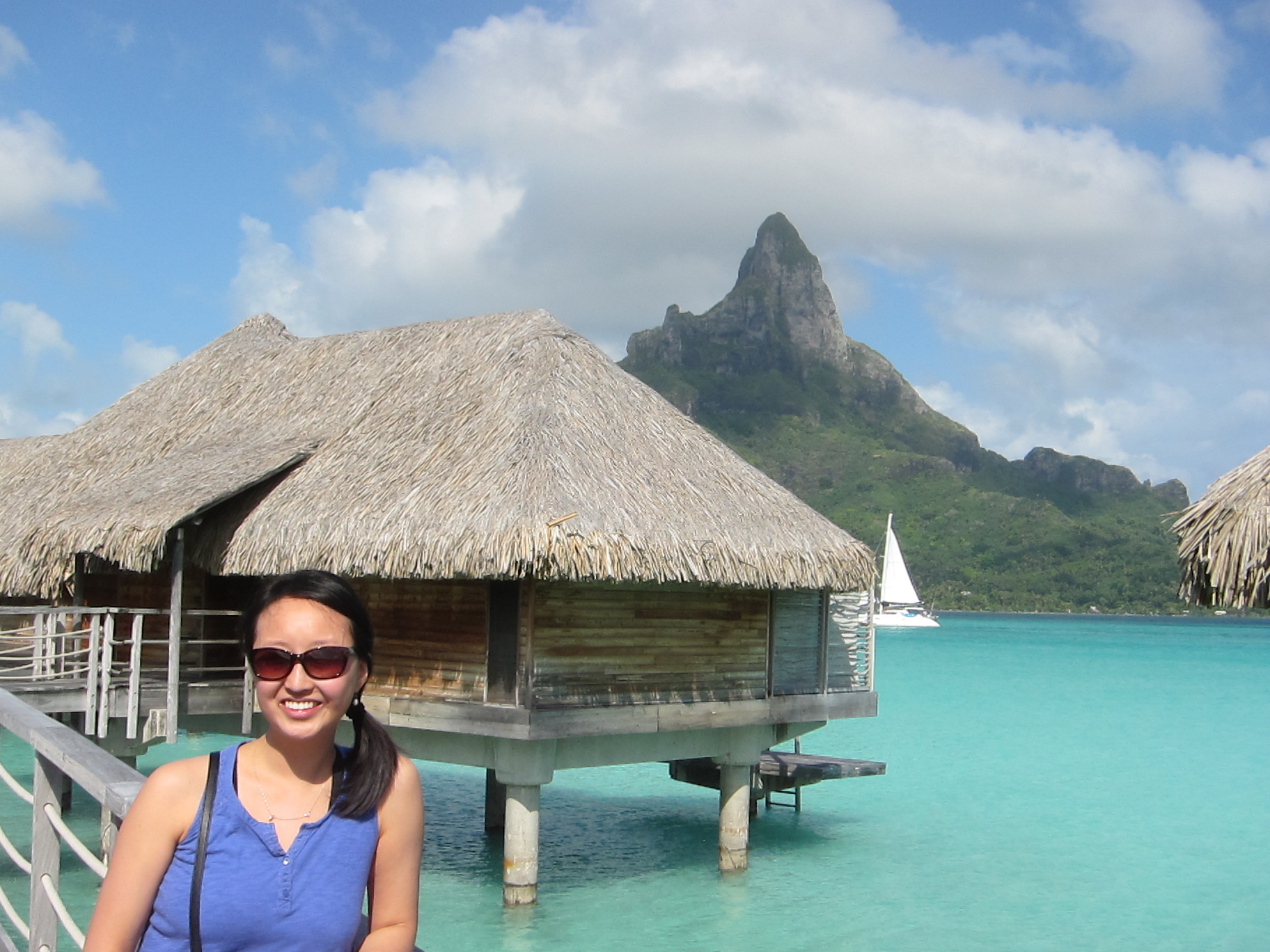 Our bungalow (#102) is to the left out of the picture, but all of them are the same outside and in