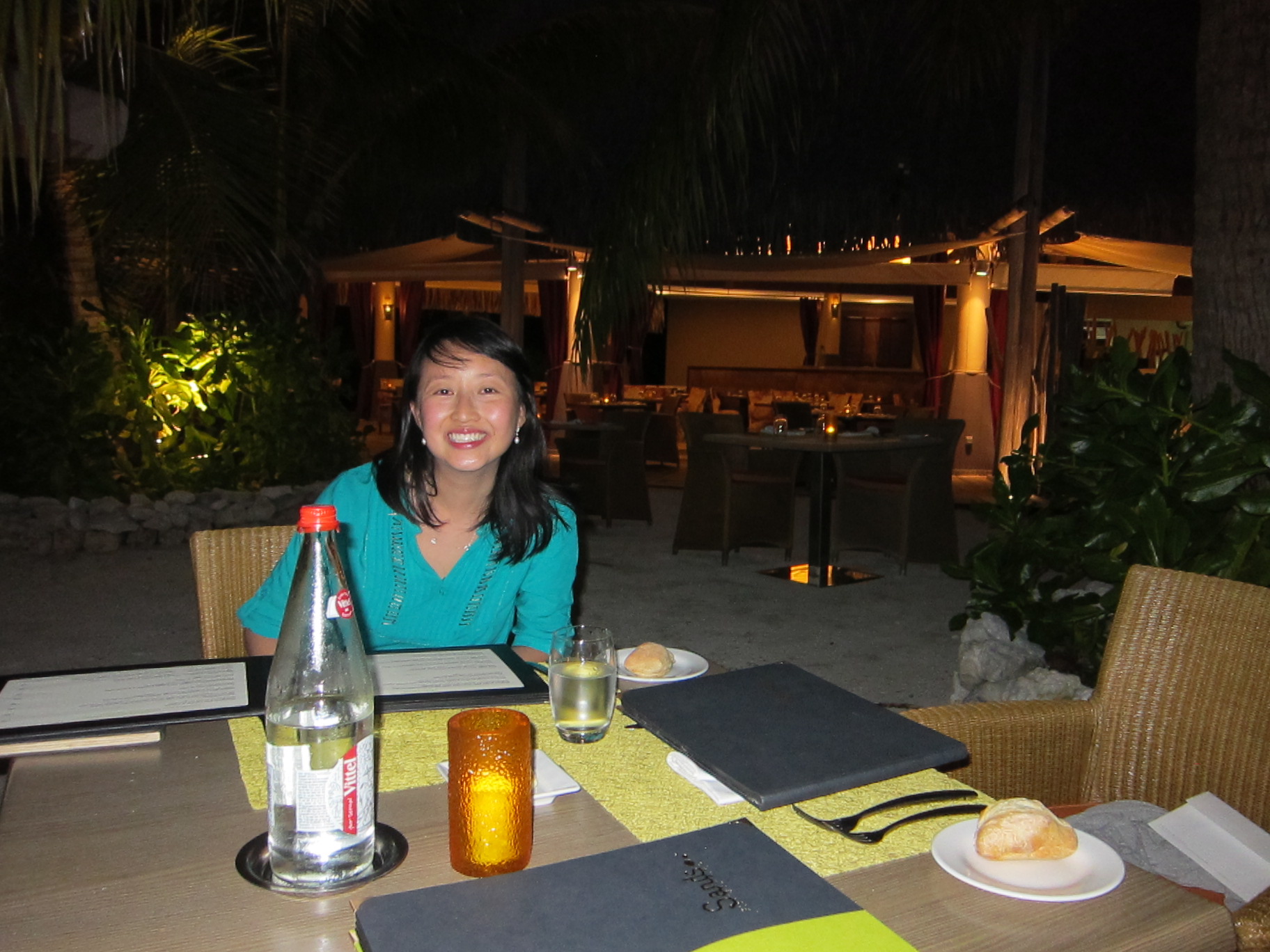 View towards the restaurant