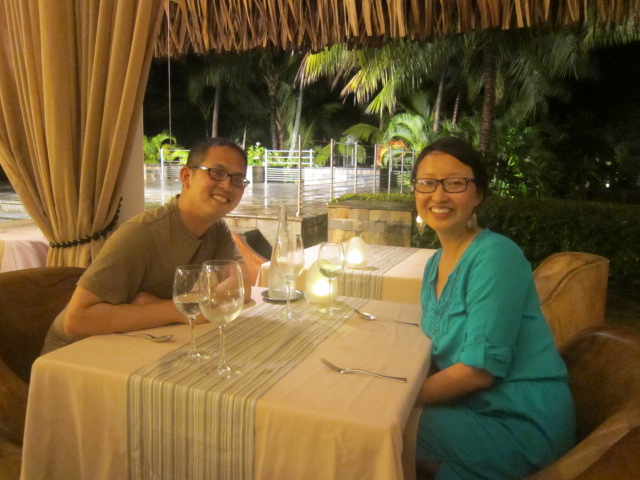 Dinner at Reef Restaurant on our last night