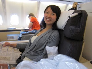 Lufthansa new first class cabin