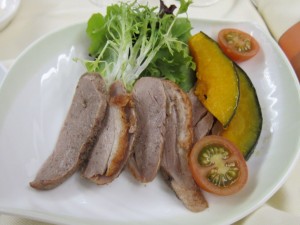 The duck breast appetizer was my favorite part of the meal