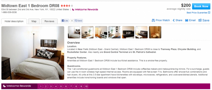 Hotels.com offers private rooms