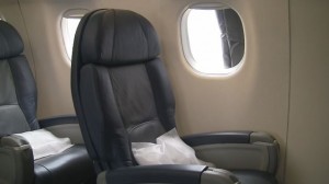 My luxurious first class seat!