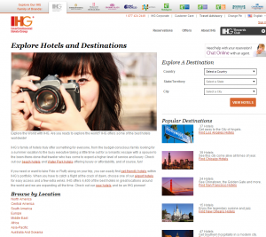 IHG Browse by Location