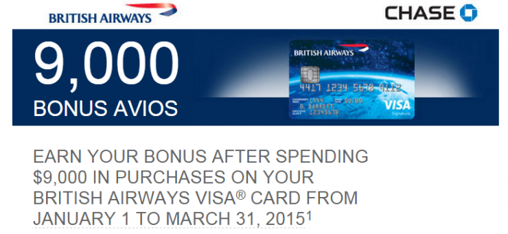 BA Spend Bonus 2015