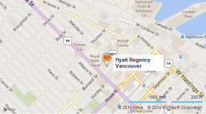 Hyatt Vancouver Map