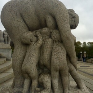 Creepy Weird Oslo Statuary