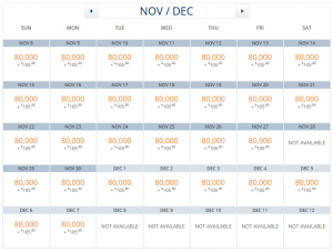 5 seats were available every day BNE-LAX, only  remain on the 28th.