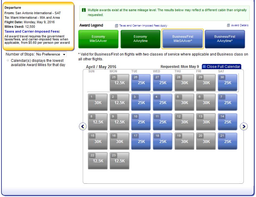 SAT-MIA on AA only. Either nonstop or via DFW.