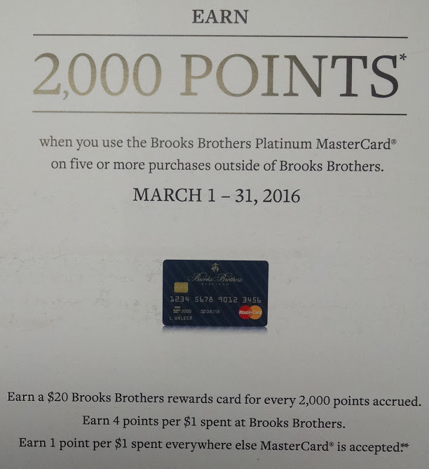 brooks brothers credit card customer service