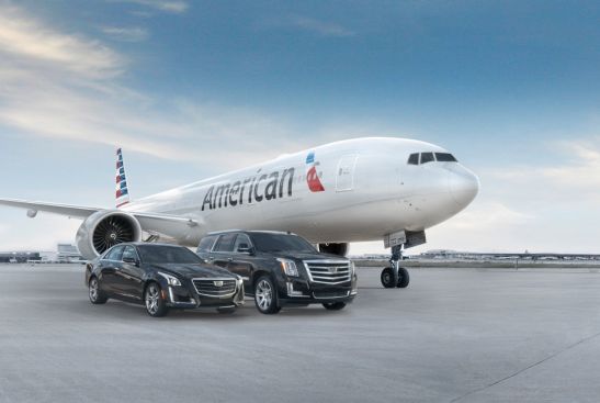 American Airlines and Cadillac Partners - photo courtesy of GM press release., Passenger Experience