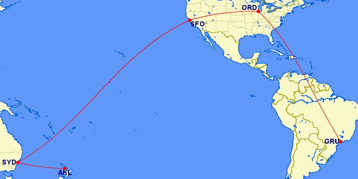 Ex Brazil Flights - 2011