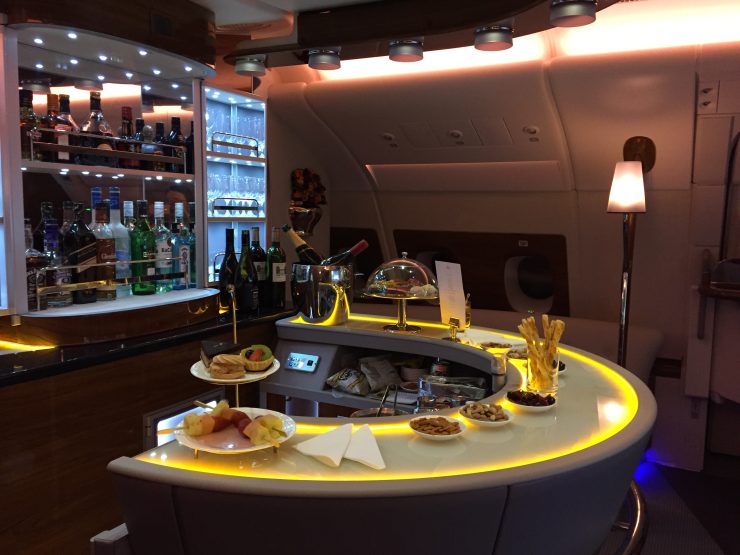 Emirates A380 On Board Bar