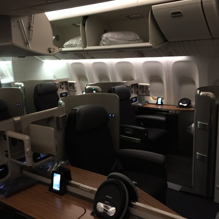 American Airlines 777-300ER First Class Cabin