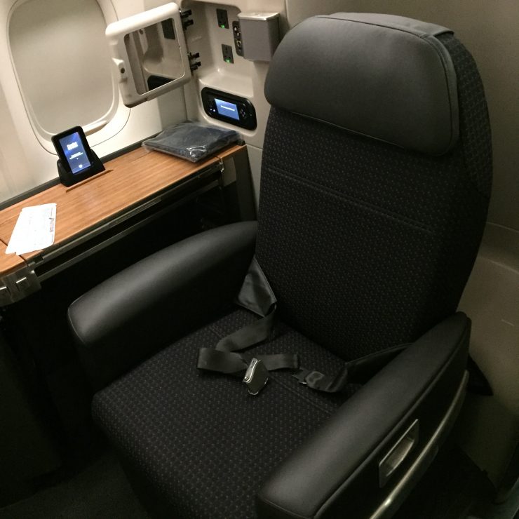 American Airlines 777-300ER First Class Cabin