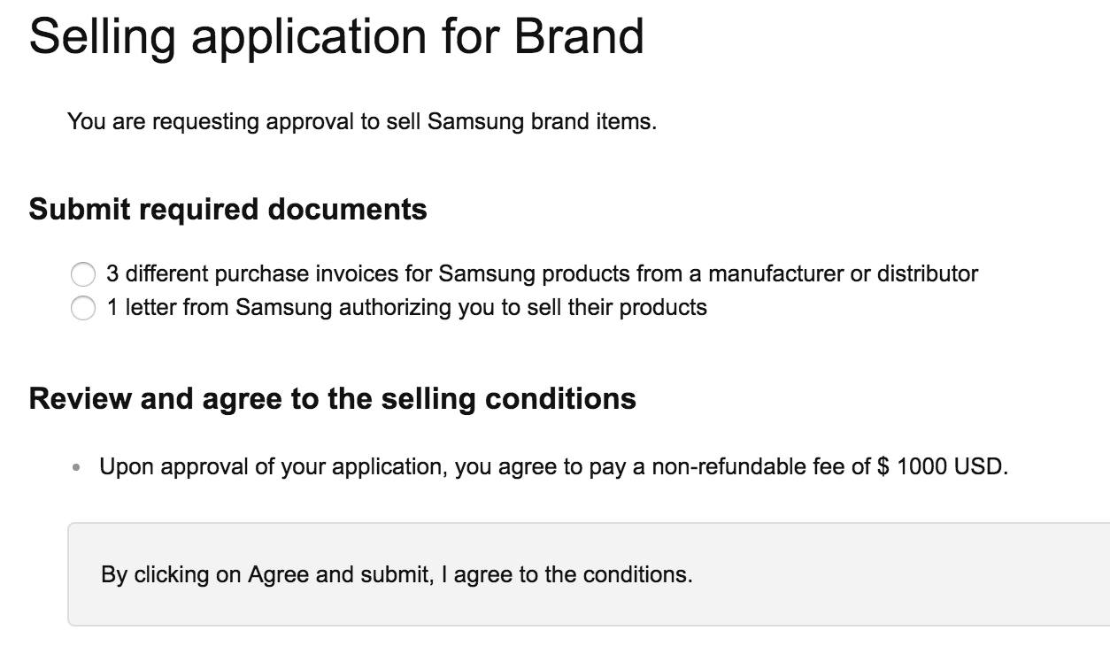 Amazon Brand Restriction