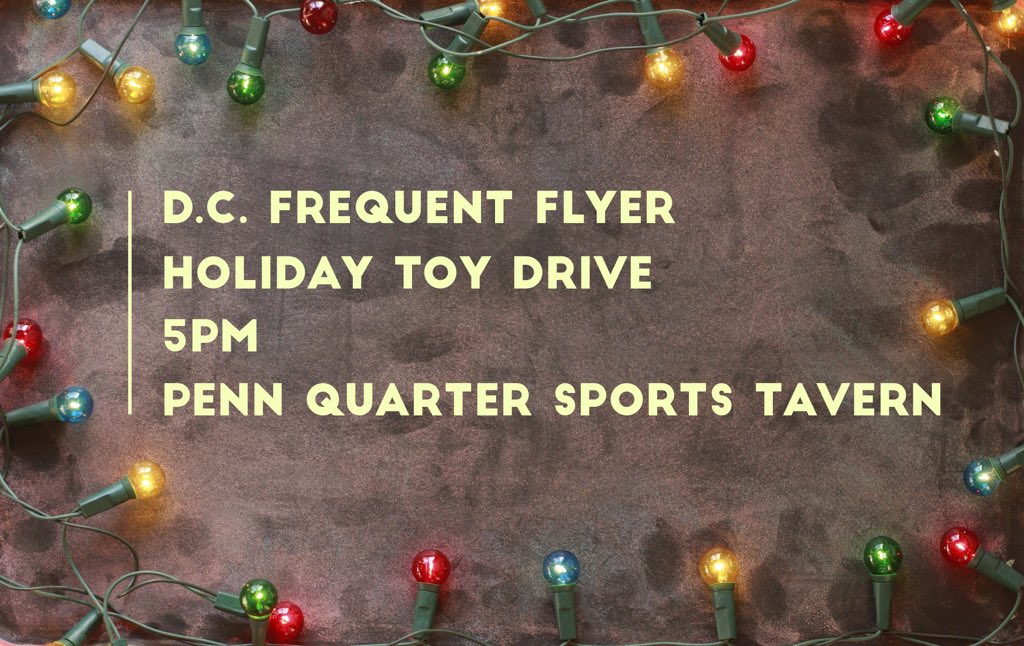 Frequent Flyer Holiday Toy Drive