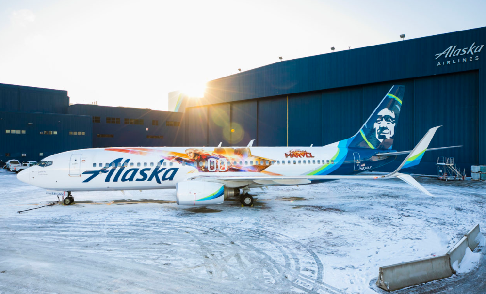 Alaska's latest Livery is Higher, Further, and Faster