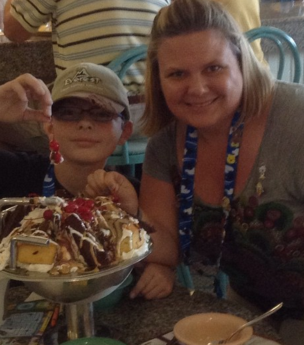 Attempting to conquer the kitchen sink, Disney World. 