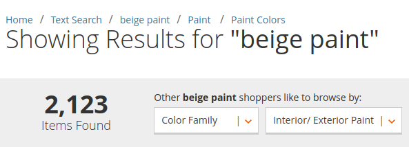 Analysis Paralysis: beige paint at Home Depot