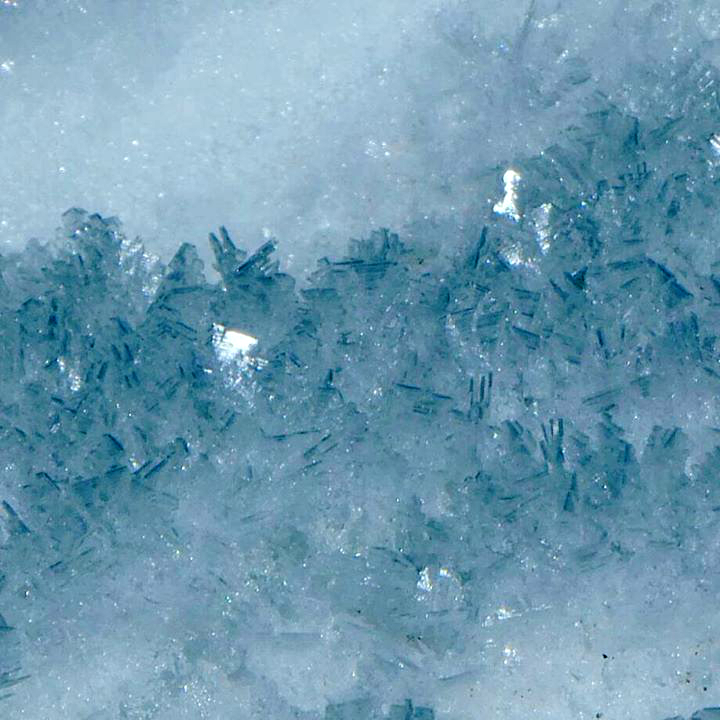 Ice crystals, San Pedro de Atacama