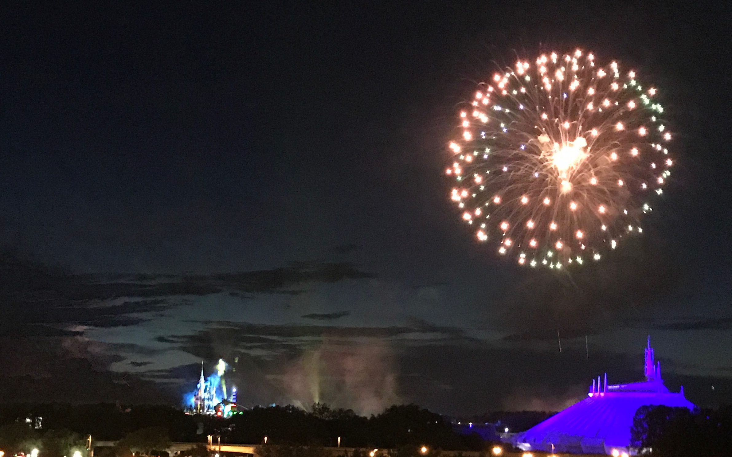 Highway in the Sky review: the night ends with fireworks from the Contemporary resort.