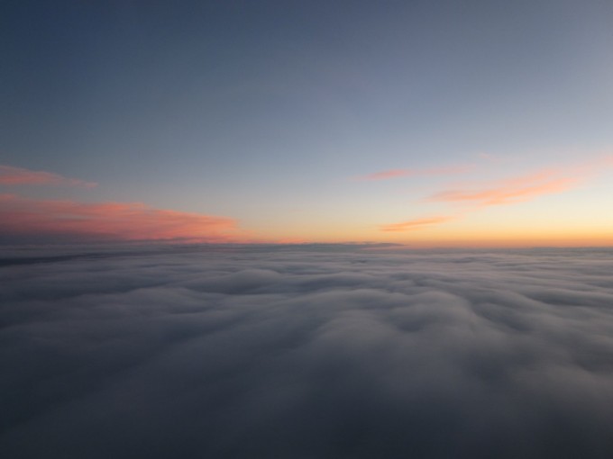 toronto, clouds, plane