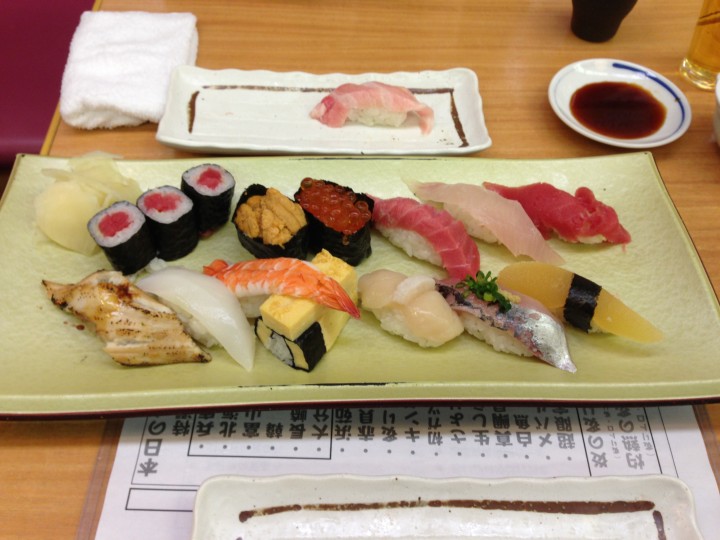 Sushi, Tsukiji, 