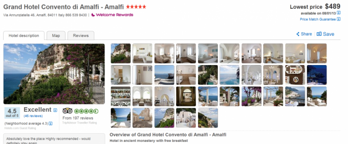 60K Amalfi Coast - Grand Hotel Conventi di Amalf