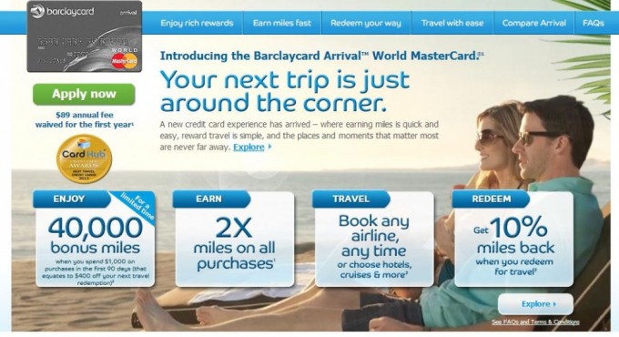 Barclaycard Arrival