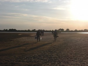 Tanzania river crossing border