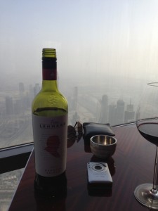 Drinks at Atmosphere Lounge 122nd floor