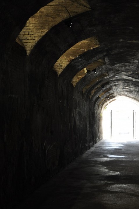 Neronian cryptoporticus, the 130 meter long underground passageway which once connected different parts of the Imperial Palace